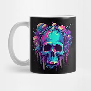 Trippy LSD Psychedelic Skull Mug